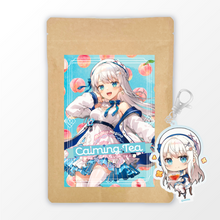 Load image into Gallery viewer, 【Mashiro Nagino×ANIERA】Peach-Flavored Tea "Calming Tea" (Acrylic Keychain Set)