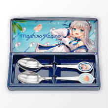 Load image into Gallery viewer, 【Mashiro Nagino×ANIERA】Peach-Flavored Tea "Calming Tea" (Spoon-kun Set)
