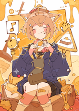 画像をギャラリービューアに読み込む, 【Haる】ANIERA gallery 05 illustration 003(A2サイズ)