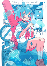 画像をギャラリービューアに読み込む, 【Haる】ANIERA gallery 05 illustration 010(A4サイズ)