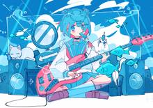 画像をギャラリービューアに読み込む, 【Haる】ANIERA gallery 05 illustration 001(A2サイズ)