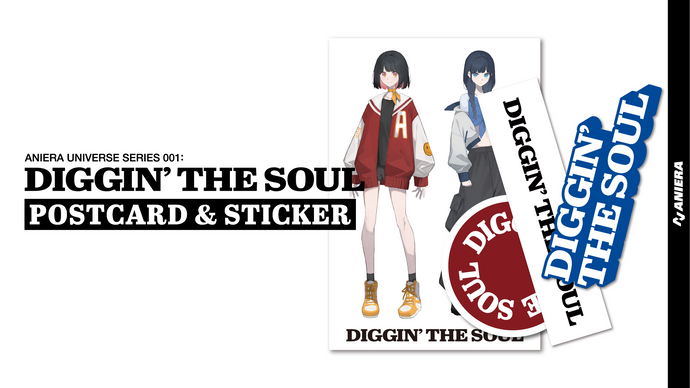 【DIGGIN' THE SOUL】ポストカード＆ステッカー販売決定！