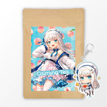 Load image into Gallery viewer, 【Mashiro Nagino×ANIERA】Peach-Flavored Tea &quot;Calming Tea&quot; (Acrylic Keychain Set)
